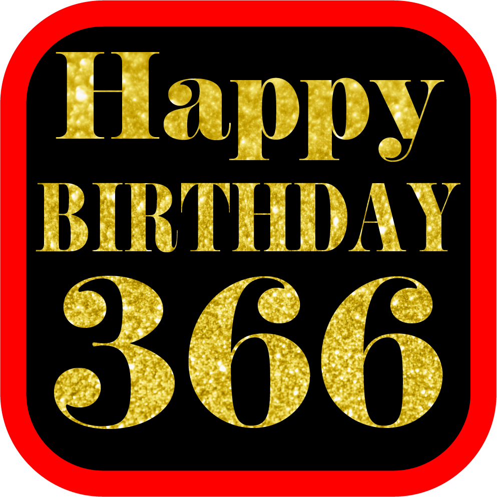 Happy Birthday 366 アプリ 本日1 1 リリース 合同会社 善行商事